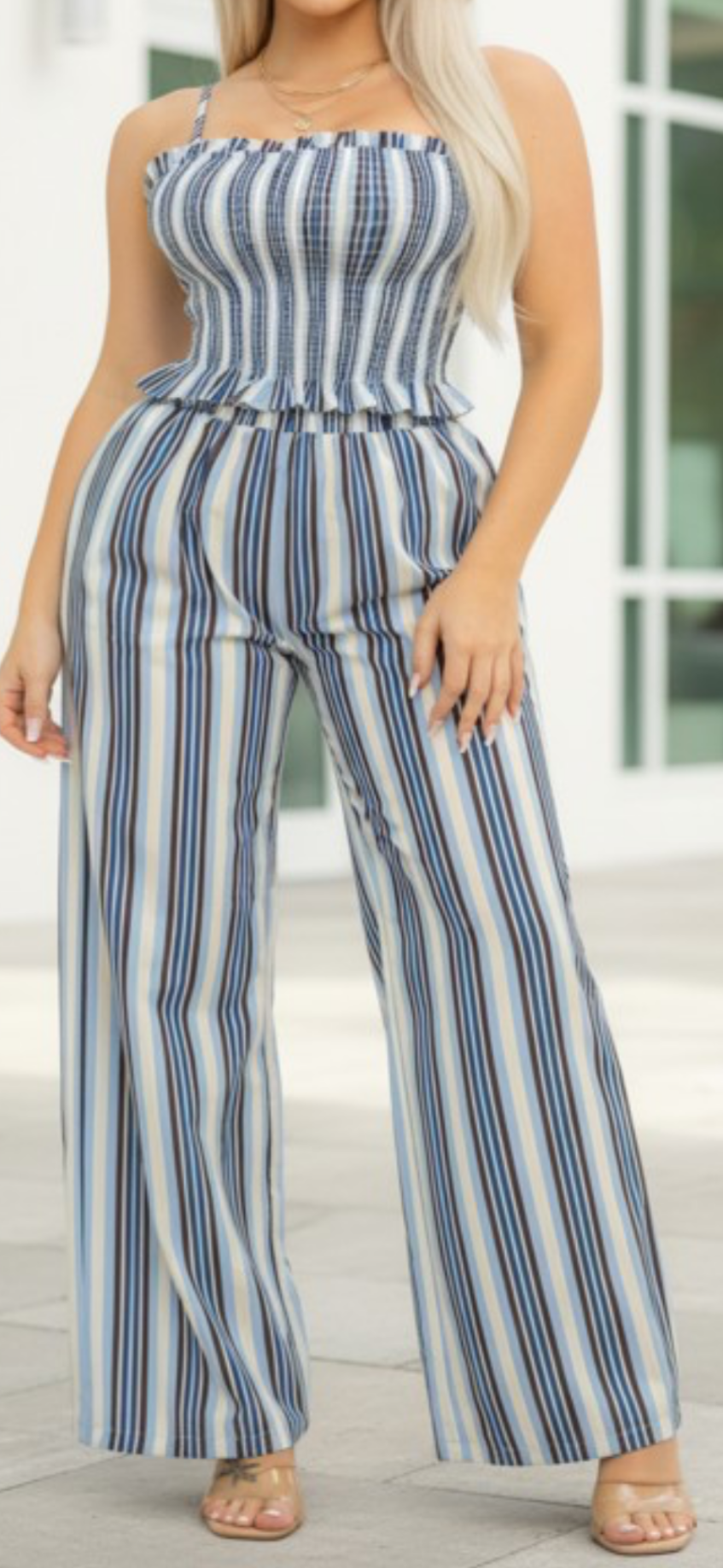 2pc striped set