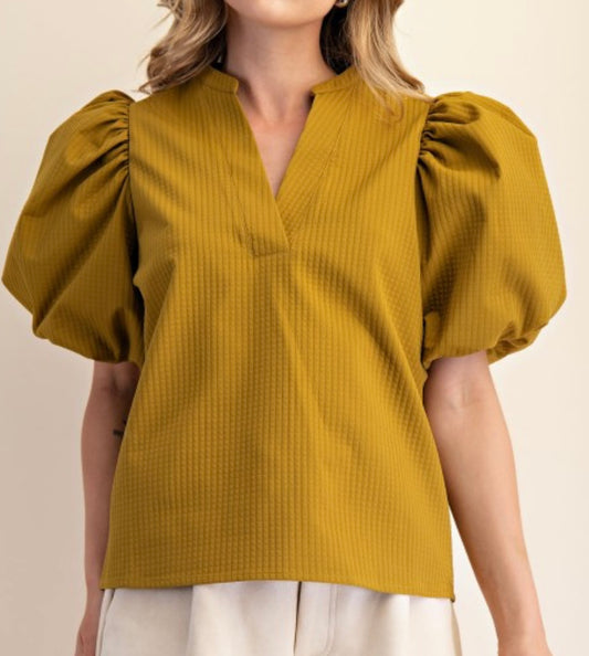 Puff blouse