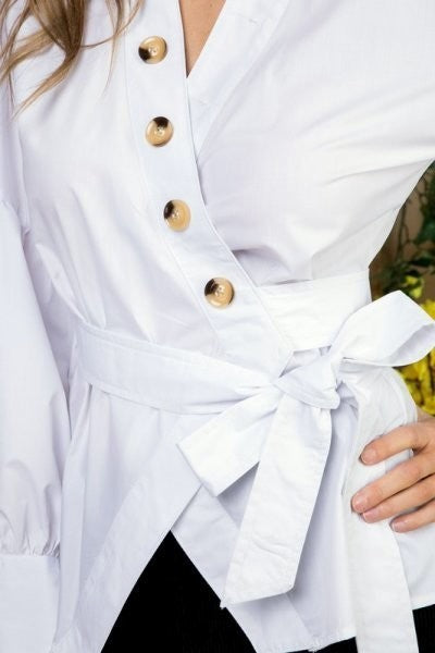 Classic wrap shirt