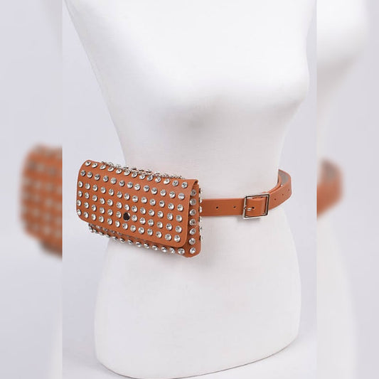 Studded fanny pack