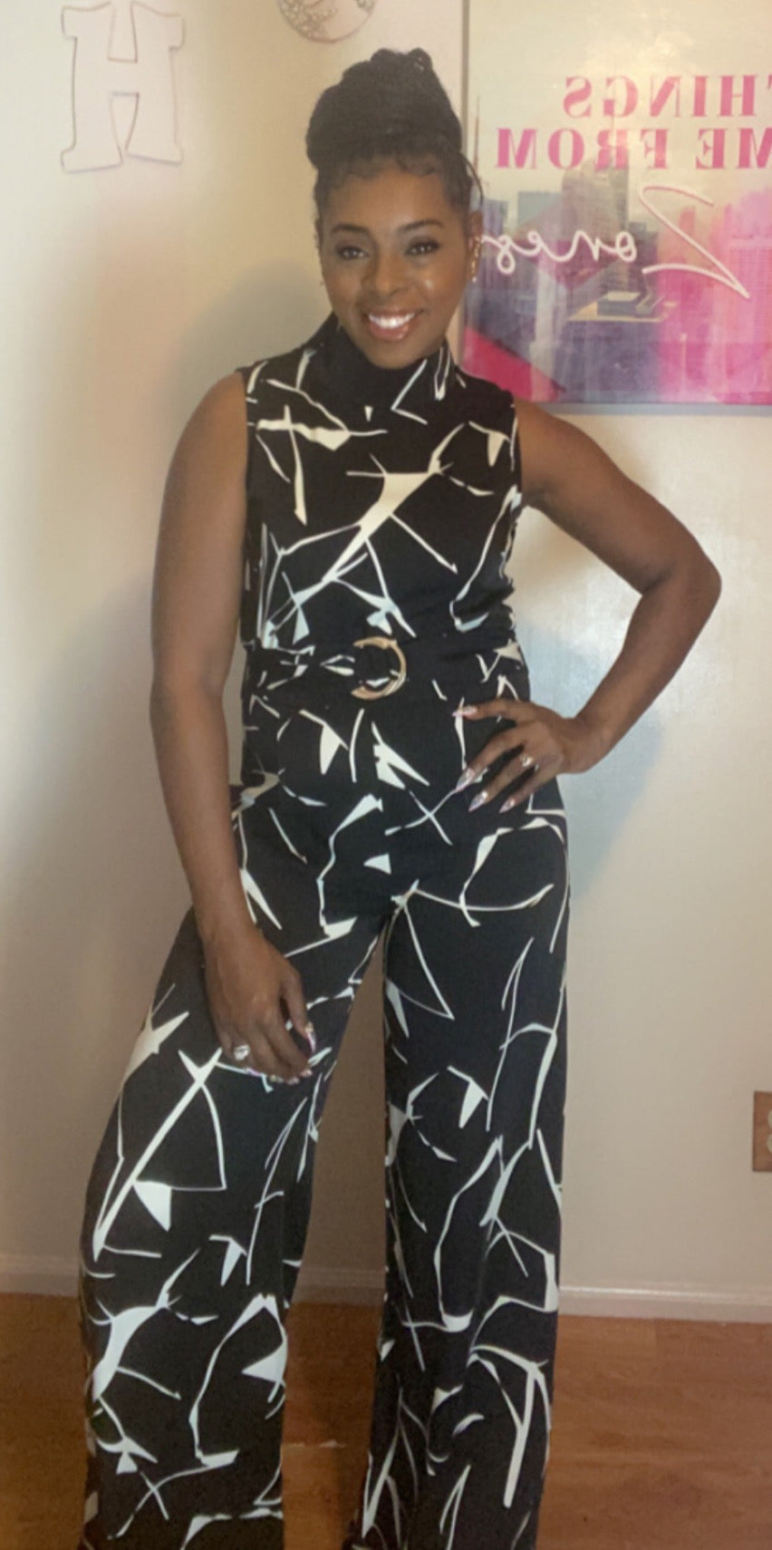 Abstract Jumpsuit