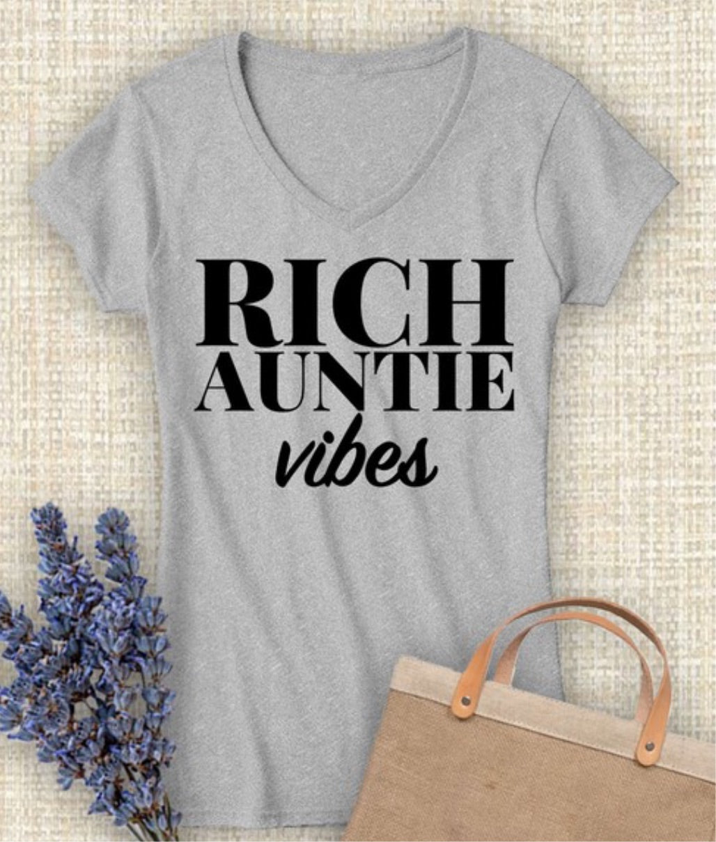 Rich Auntie V-Neck